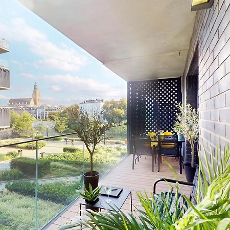 Apartament Z Tarasem I Widokiem Na Rzeke Wroapart-Pl - Apartment With Terrace And River View Wroapart فروتسواف المظهر الخارجي الصورة